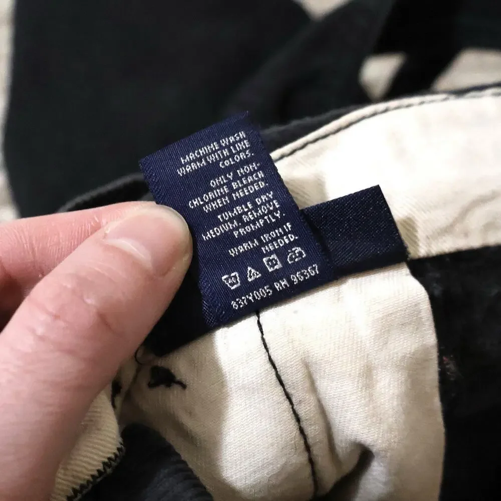 Vintage Oshkosh Workwear Dark Gray Corduroy Overalls 2/2T